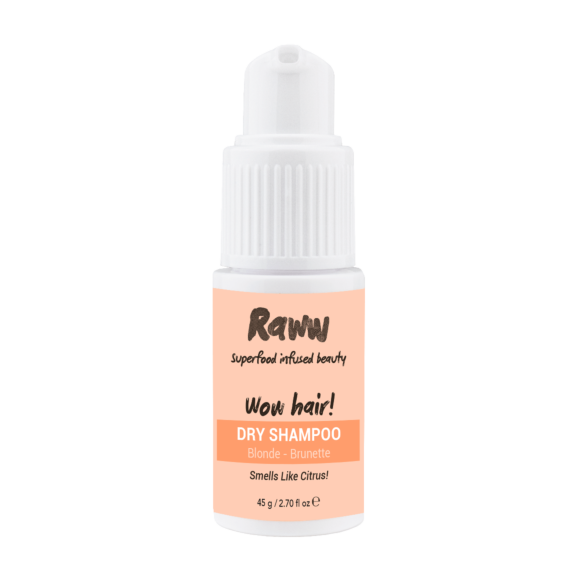 Raww - Wow Hair! Dry Shampoo - Citrus for Blonde-Brunette (45g)