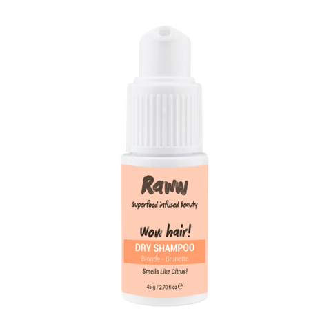 Raww - Wow Hair! Dry Shampoo - Citrus for Blonde-Brunette (45g)