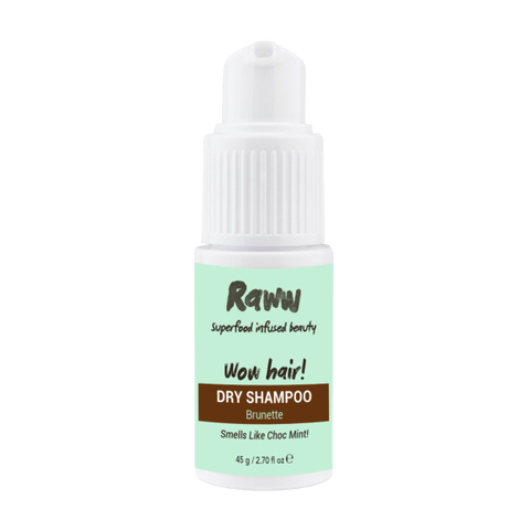 Raww - Wow Hair! Dry Shampoo - Choc Mint For Brunette (45g)