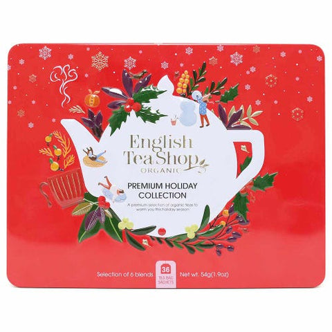 English Tea Shop - Red Holiday Collection Gift Tin (36 Teabags)