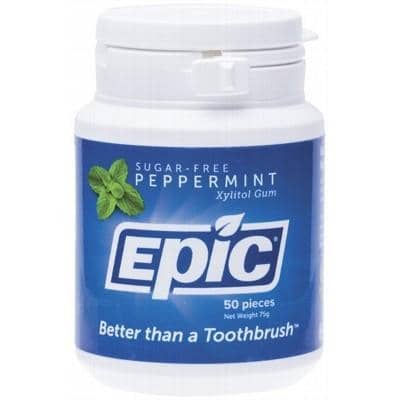 Epic - Xylitol Chewing Gum - Peppermint (50)