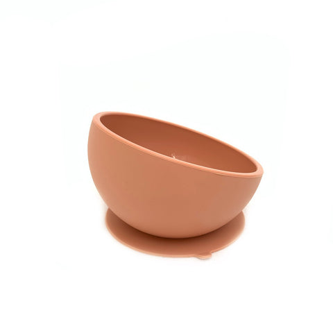 Little Mashies - Silicone Sucky Bowl - Dusty Blush