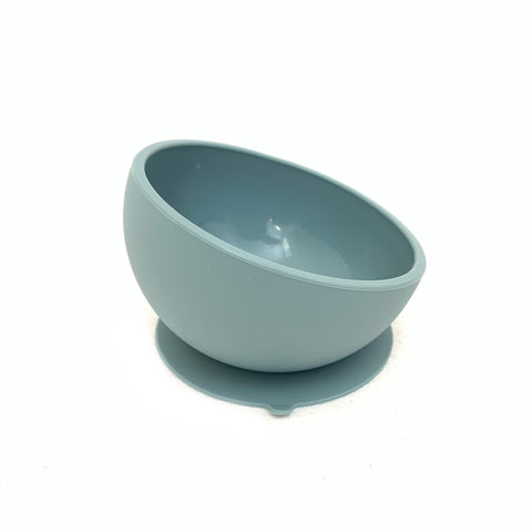 Little Mashies - Silicone Sucky Bowl - Dusty Blue