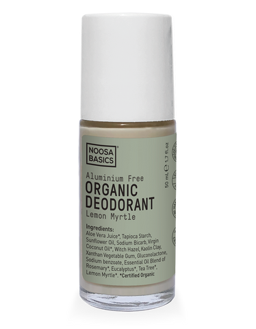 Noosa Basics - Organic Deodorant Roll-On - Lemon Myrtle (50g)