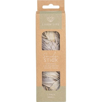 Luvin' Life - White Smudge Stick - Small (16cm)