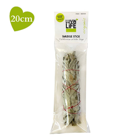 Luvin' Life - White Smudge Stick - Medium (20cm)