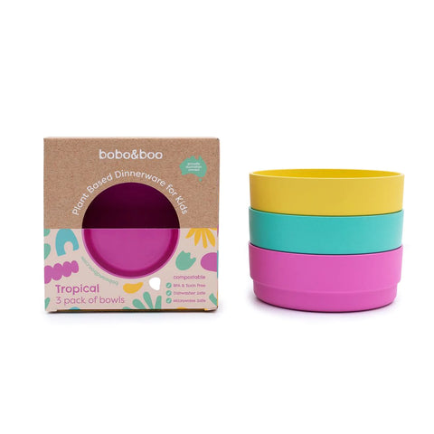 Bobo & Boo - Plant-Based Bowl Bundle - Tropical (3 Pack)