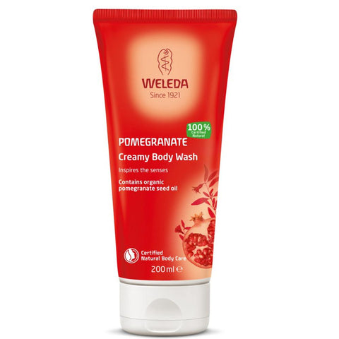 Weleda - Creamy Body Wash - Pomegranate 200ml)