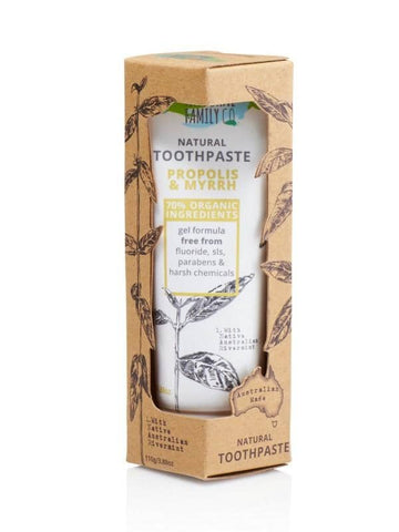The Natural Family Co. - Natural Toothpaste - Proplis & Myrrh (100g)