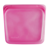 Stasher - Plastic-Free Sandwich Bag - Raspberry