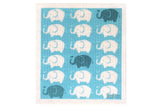 Retro Kitchen - Biodegradable Dish Cloth - Elephants